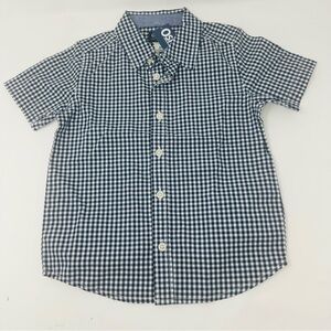 OshKosh B'gosh Navy and White Checkered Shirt